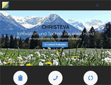 Tablet Screenshot of christeva.de